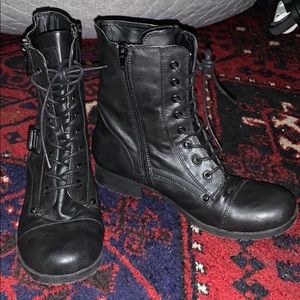 Black Combat Boots
